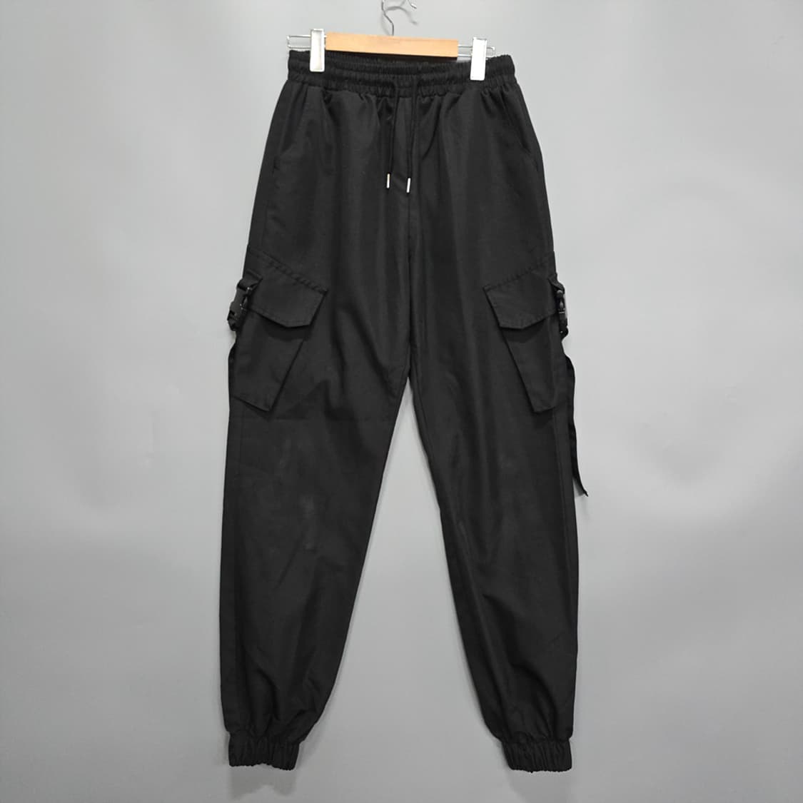 베이스모먼트(BASEMOMENT) 카고 조거팬츠 블랙 L 상품이미지1