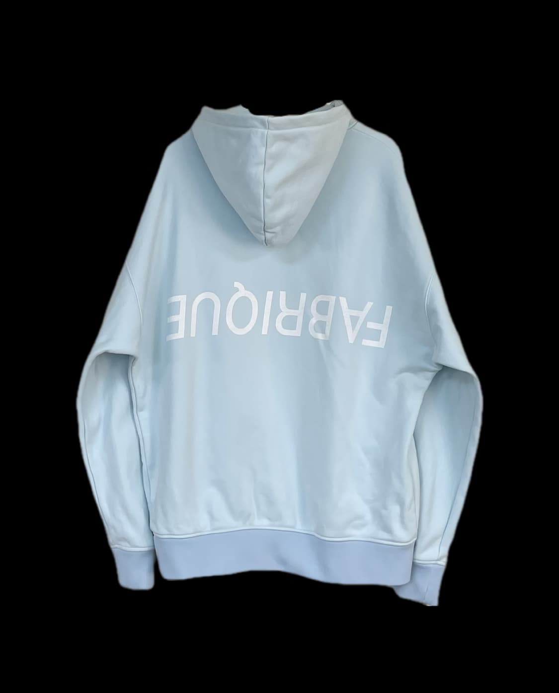 [50] 솔리드 옴므 백로고 오버핏 후드티 상품이미지2