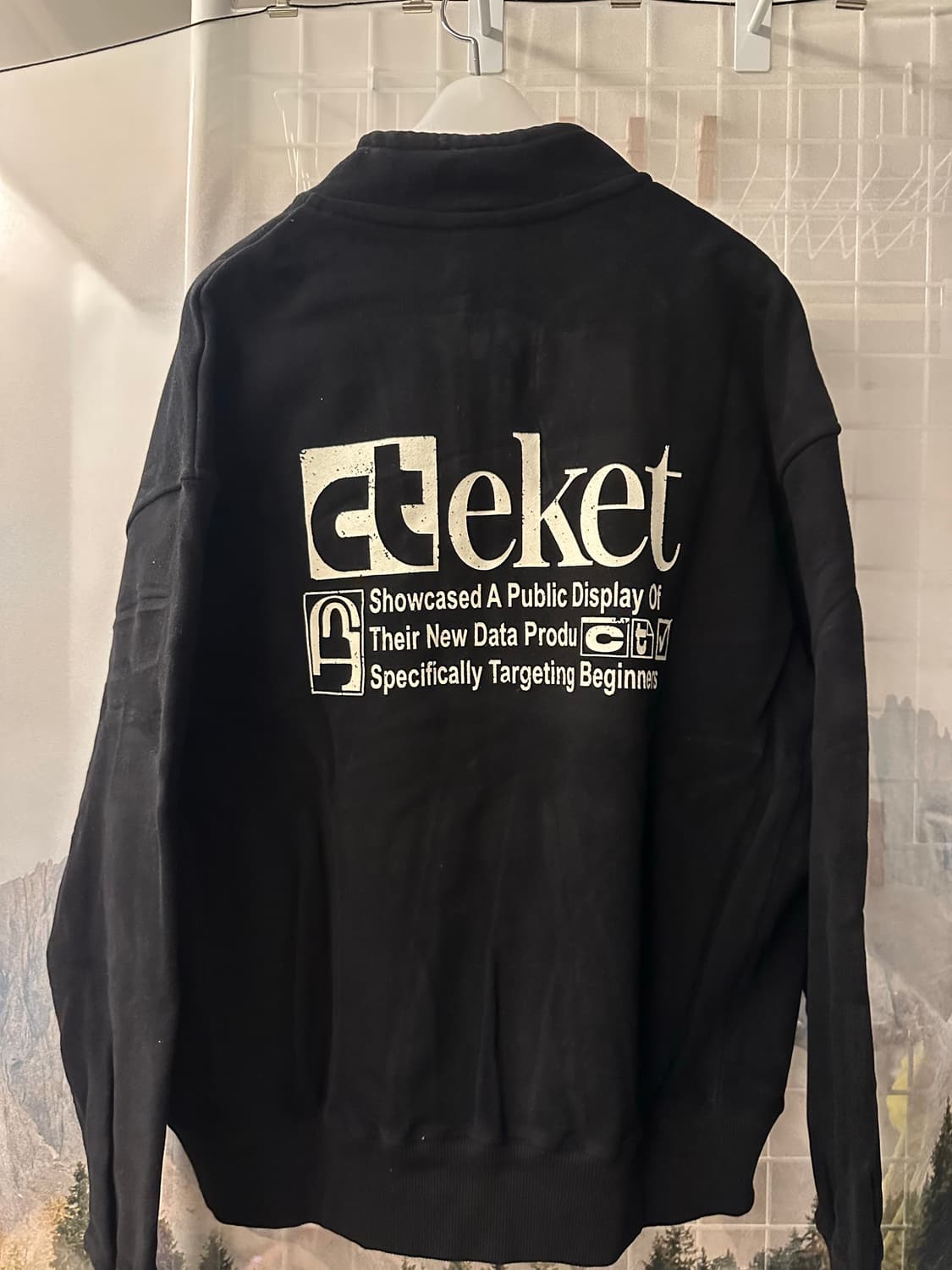 teket 테켓 아노락 맨투맨 새상품 상품이미지7