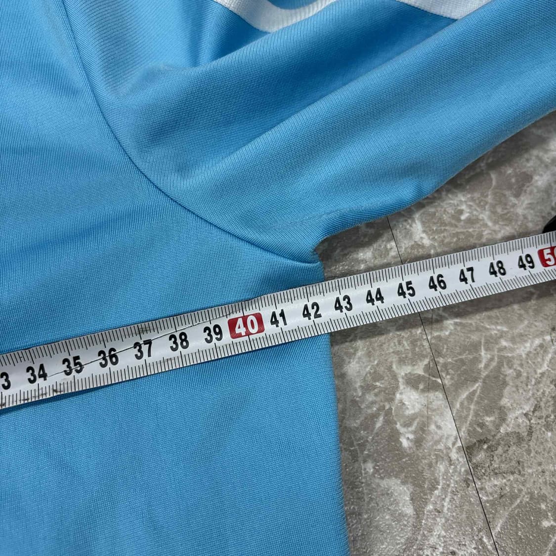 아디다스 파이어버드 대장급 뮤트하늘 세미크롭 걸즈 트랙탑 희귀져지(34) 상품이미지7