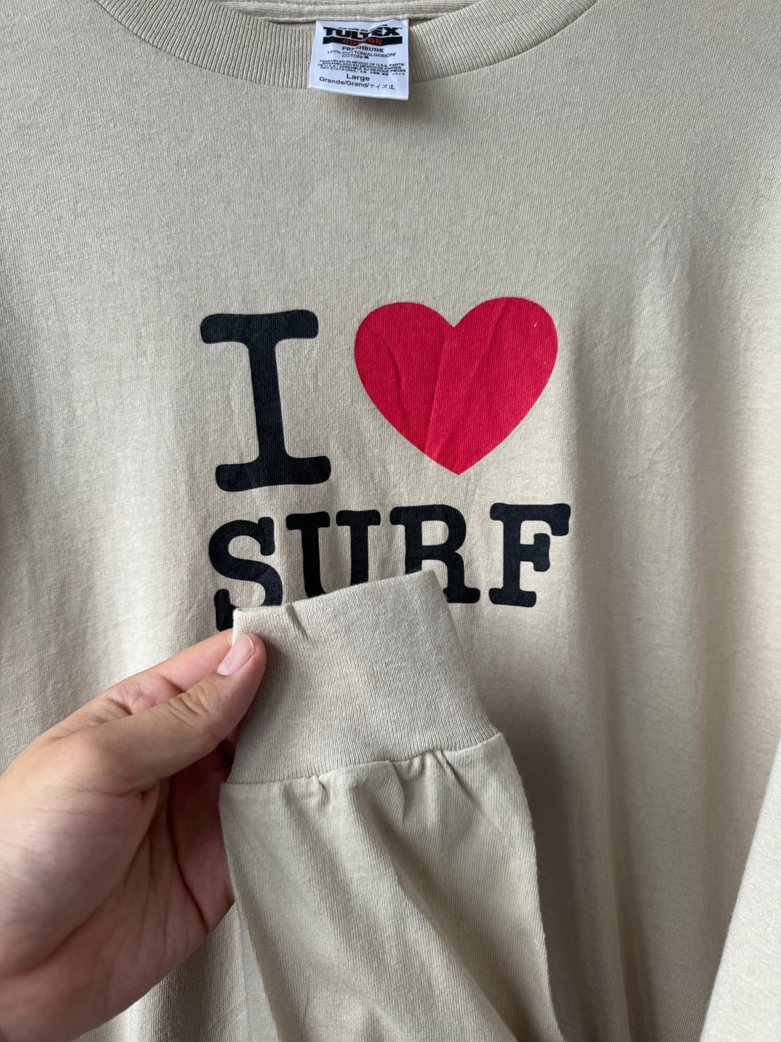 9/00s I Love Surf 롱슬리브 상품이미지4