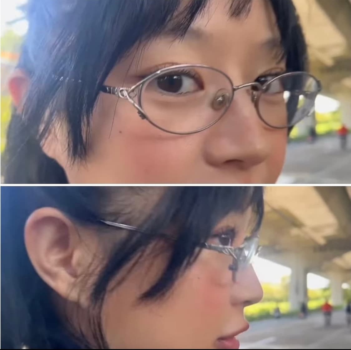 Y2K 긱시크안경 / 모델 서지수 안경 상품이미지2