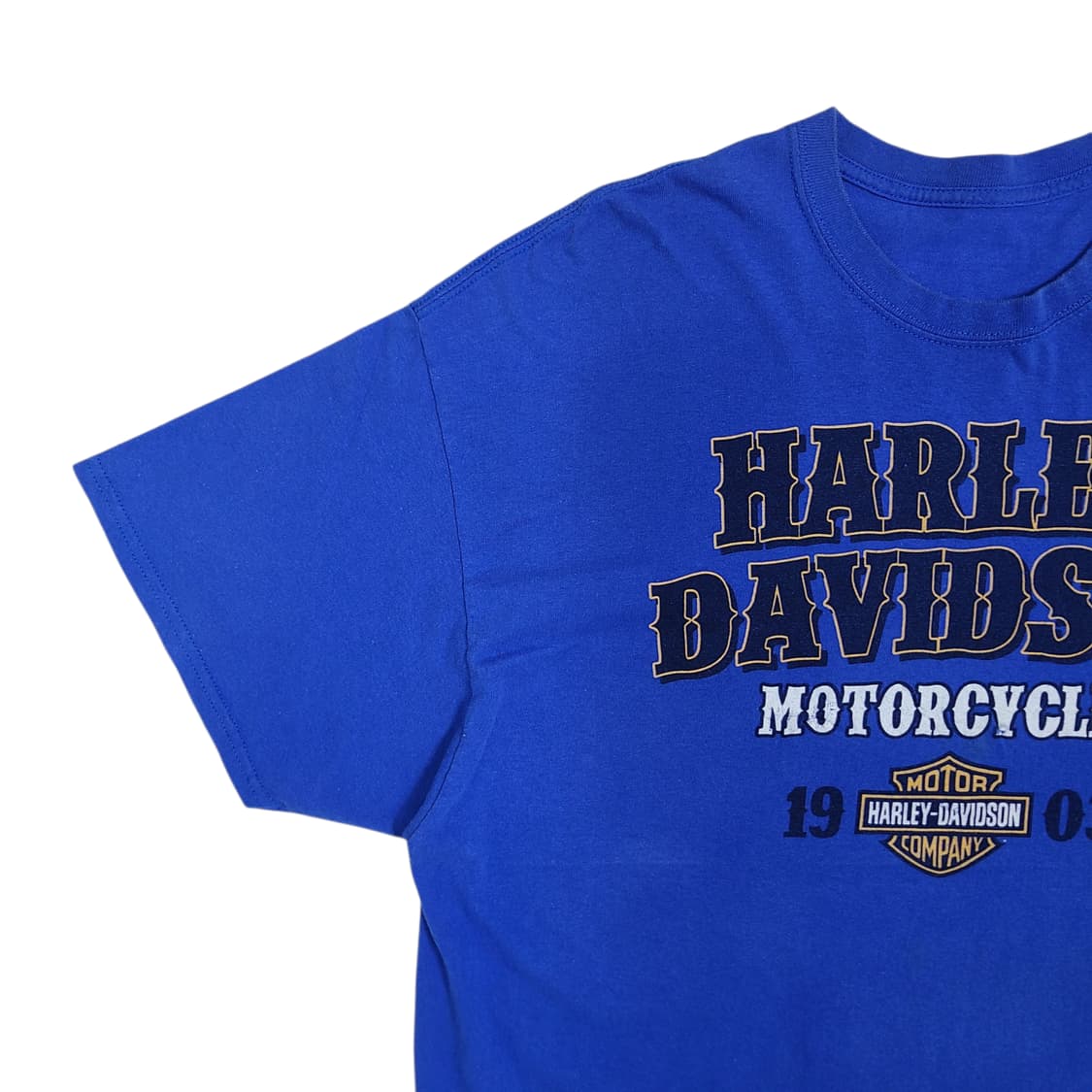 Harley-Davidson 블루 반팔 티셔츠 상품이미지2