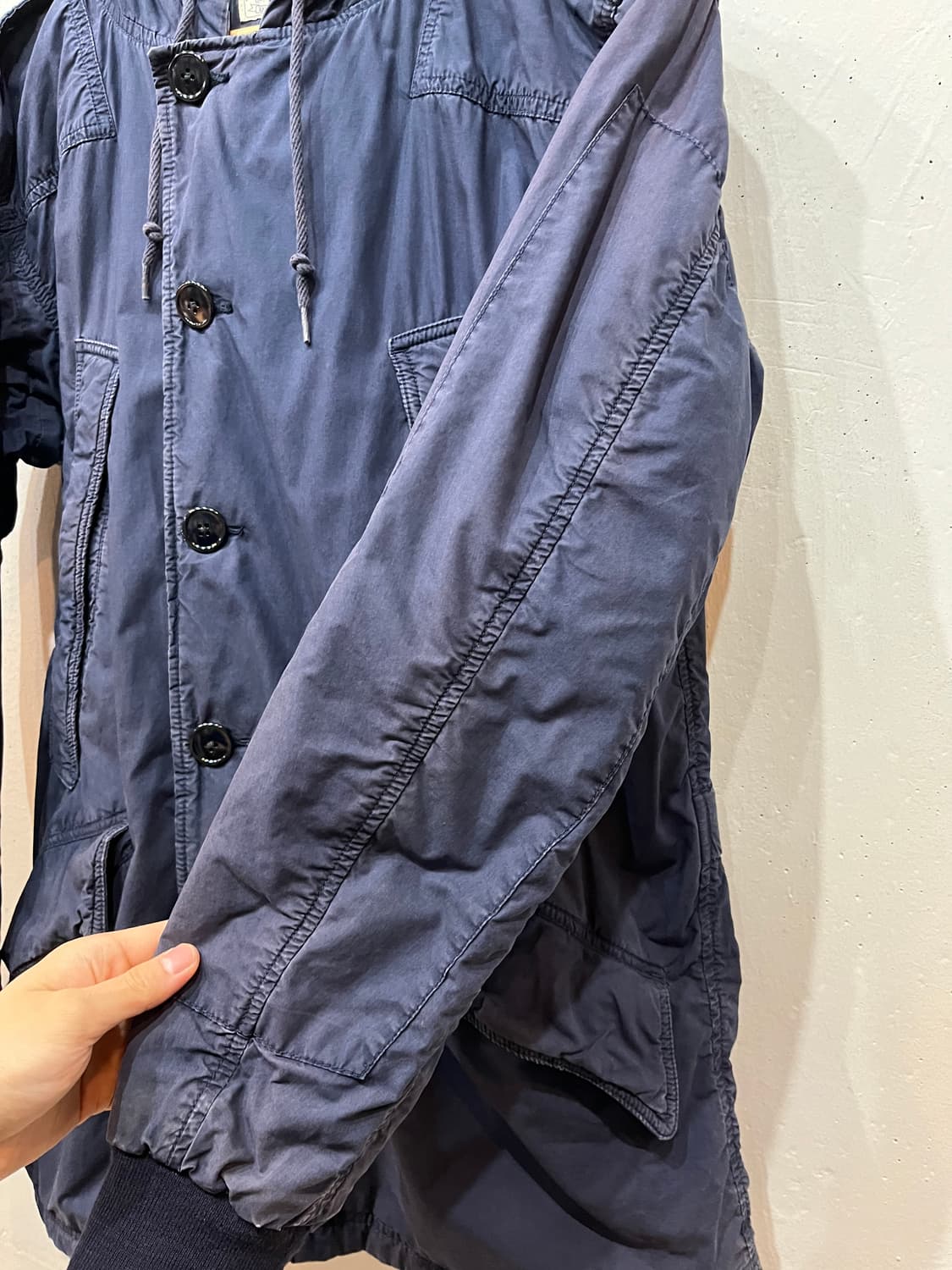 폴로진스 성조기 야상 자켓 네이비  상품이미지4