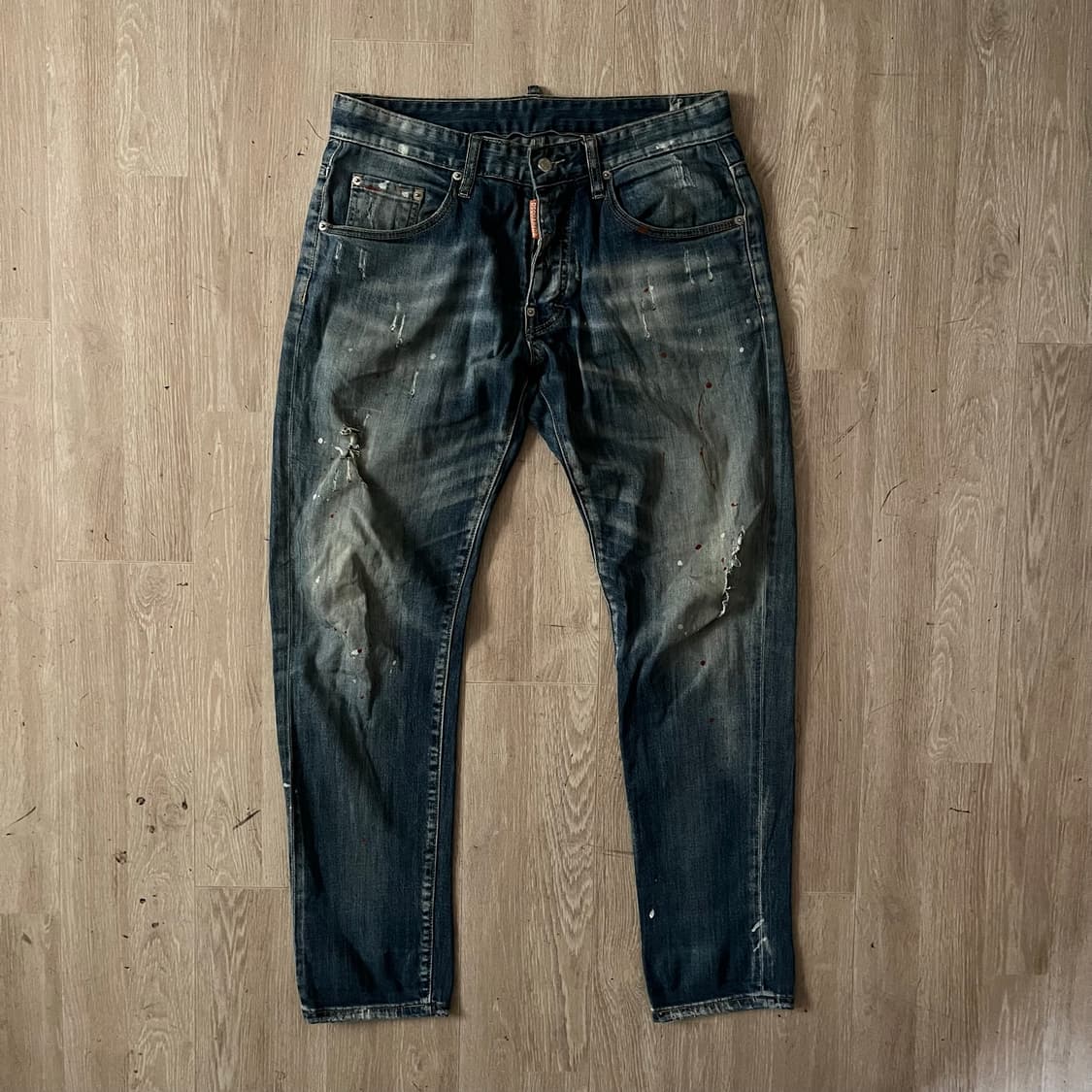 Dsquared2 distressed washed denim jeans 상품이미지1