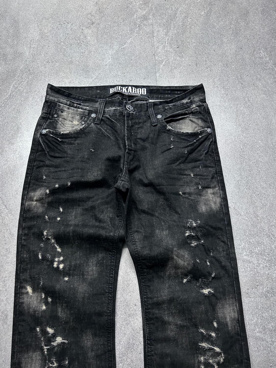 버커루 하드 워싱 디스트레스드 데님  상품이미지6