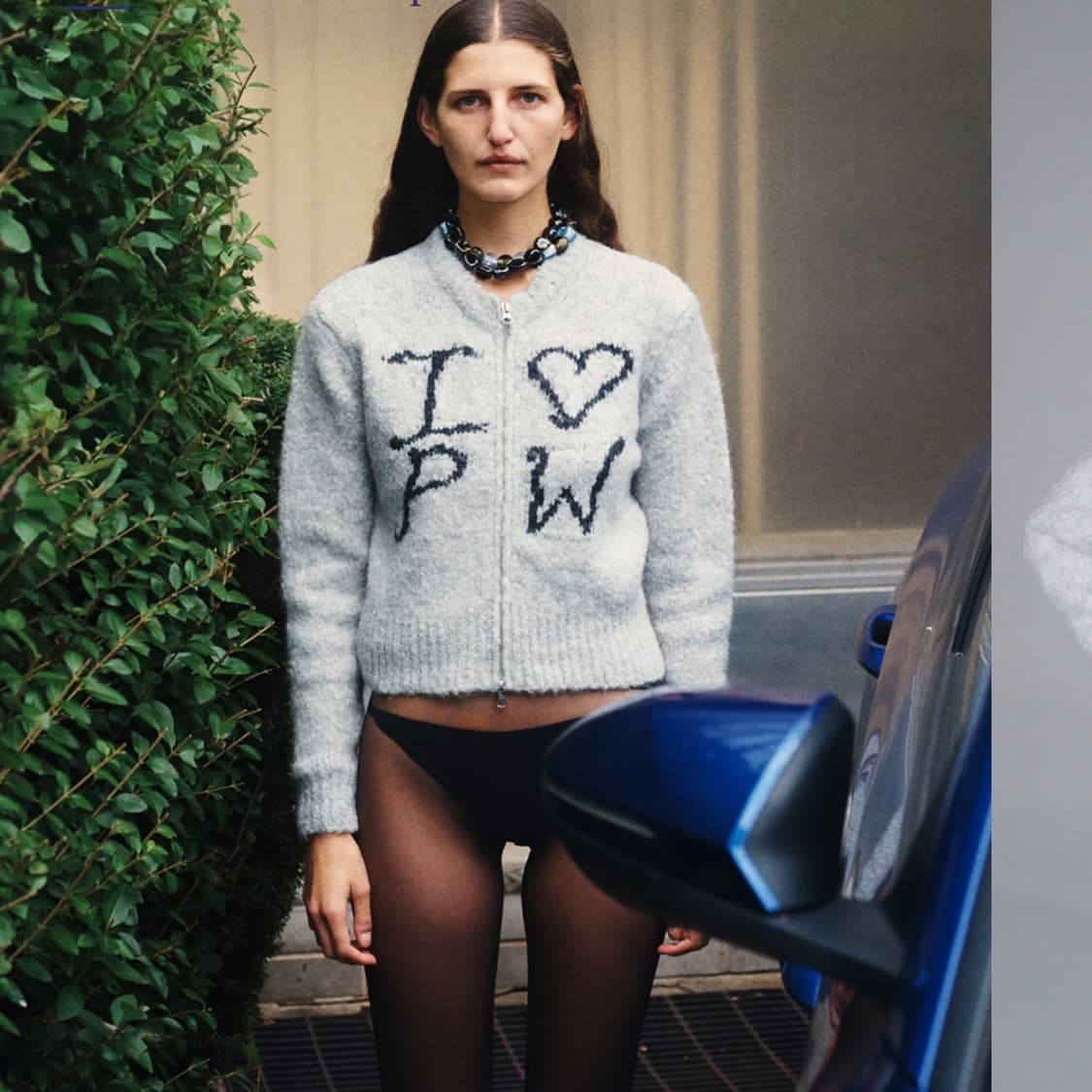 팔로마울 crush zip 니트 집업 상품이미지1