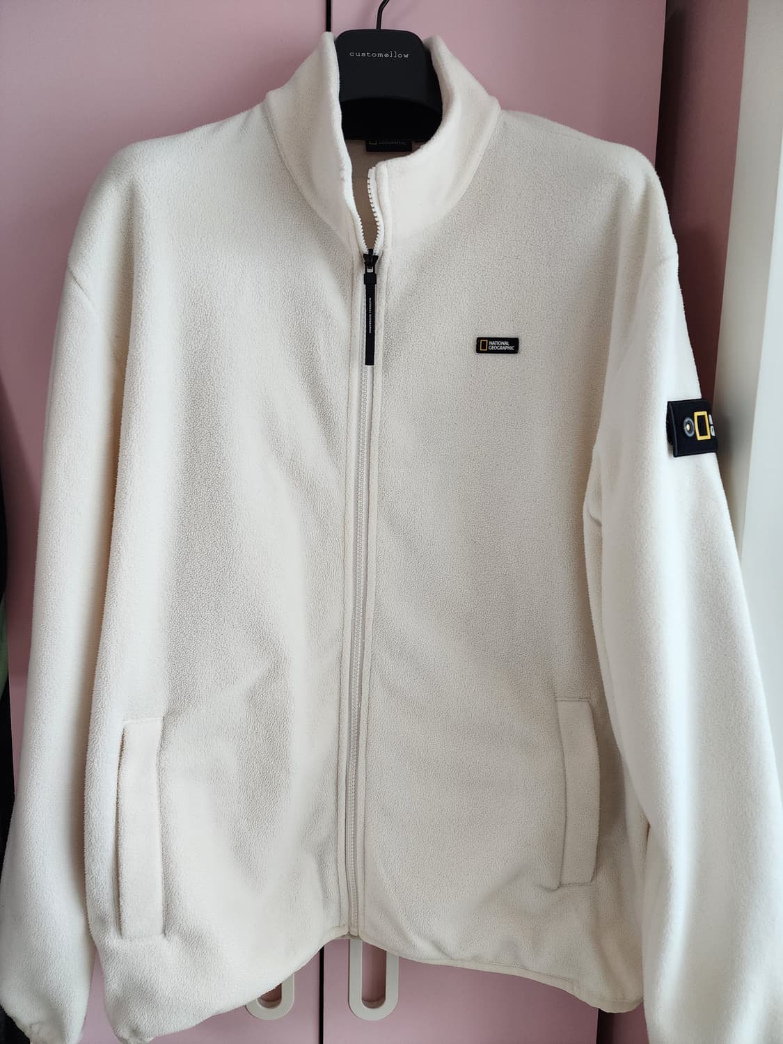 내셔널지오그래픽 아이보리 후리스 팜. XXL(105~110) 뽀글이 자켓 상품이미지1