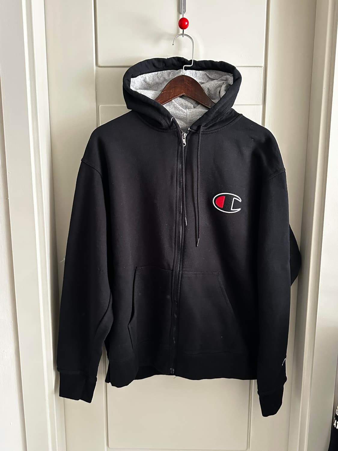 Champion 로고 후드집업 상품이미지1