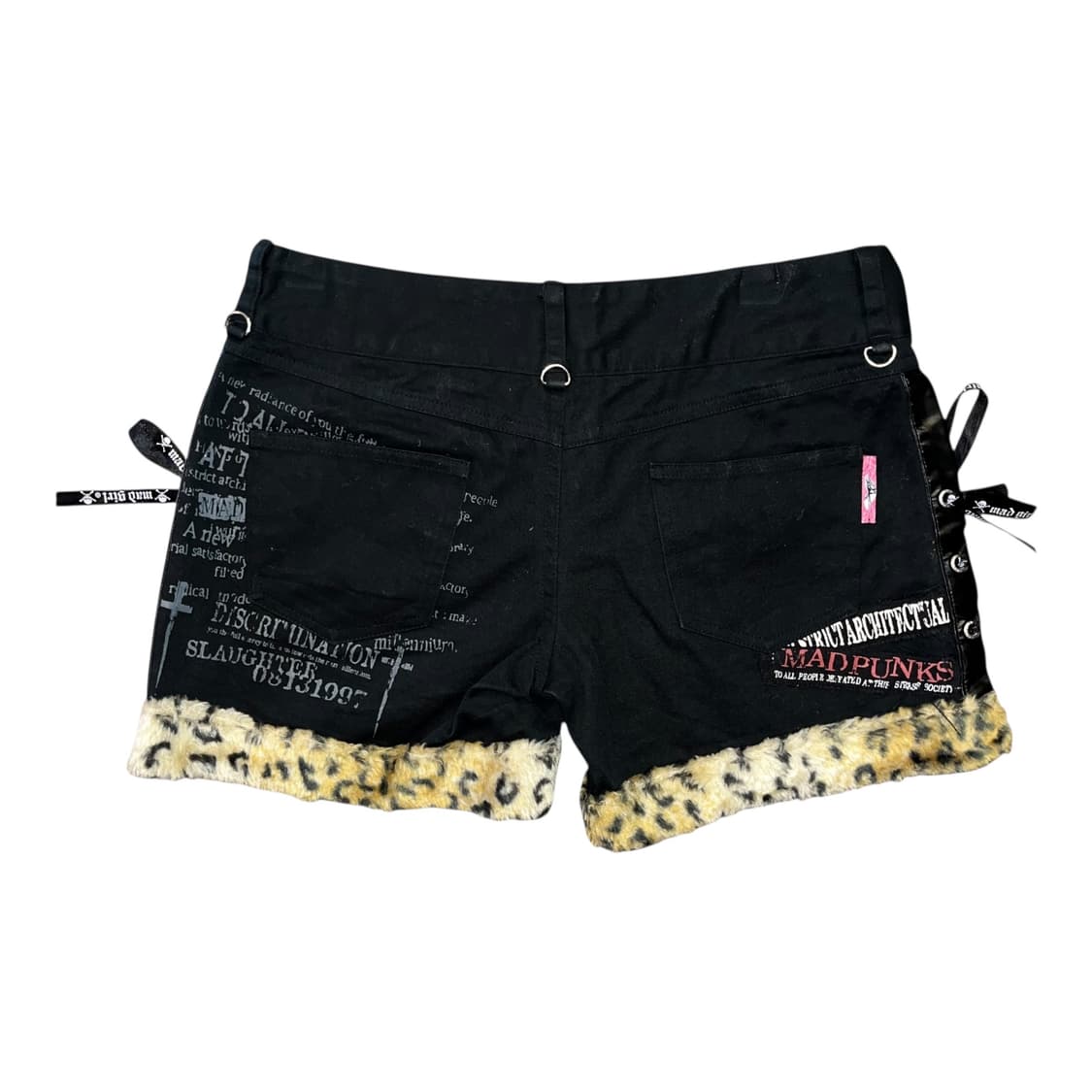 MAD PUNKS 매드펑크 아일렛 호피퍼 팬츠 펑크y2k갸루 상품이미지3