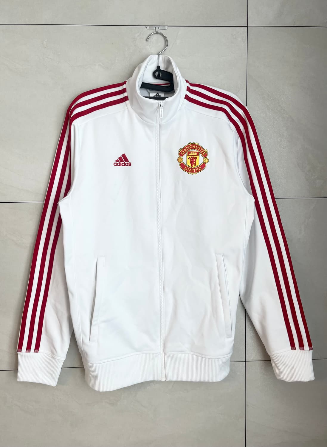 민트급 아디다스 맨체스터 유나이티드 흰,빨 져지 (90)  상품이미지1