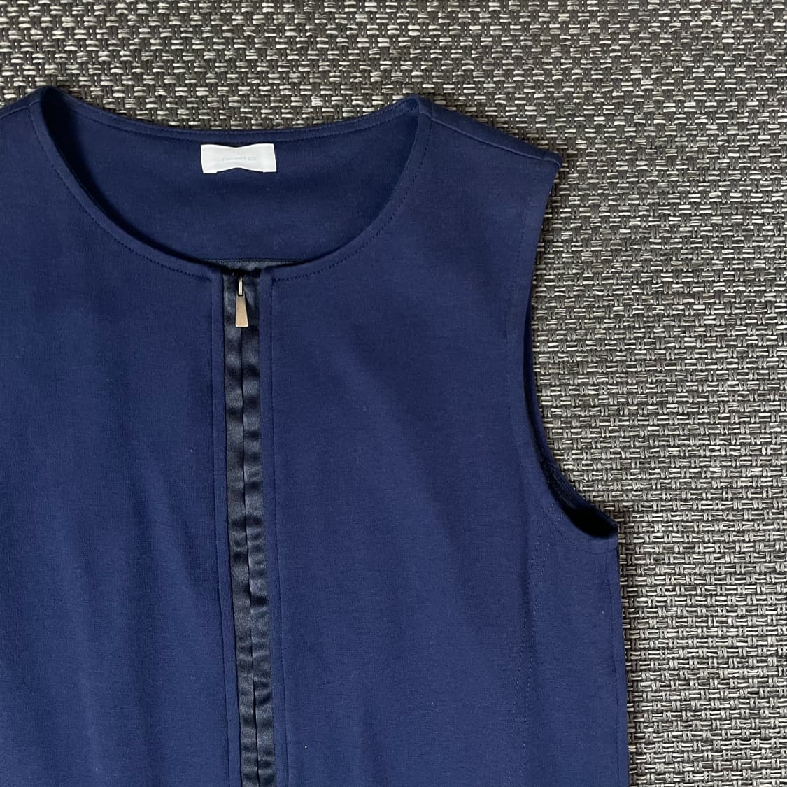 말로 네이비 블랙 배색포인트 베스트 조끼 44 상품이미지3