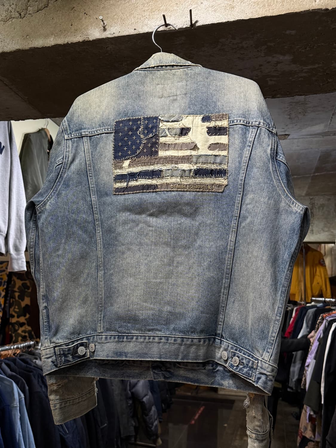 DENIM & SUPPLY 대님앤서플라이  성조기 데님 자켓 상품이미지1