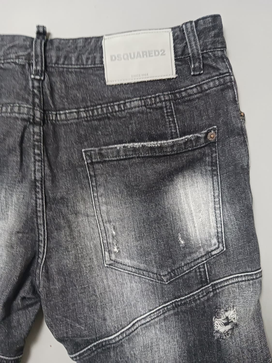 [34] 디스퀘어드2 디스 블랙 타이디바이커진 청바지 상품이미지9