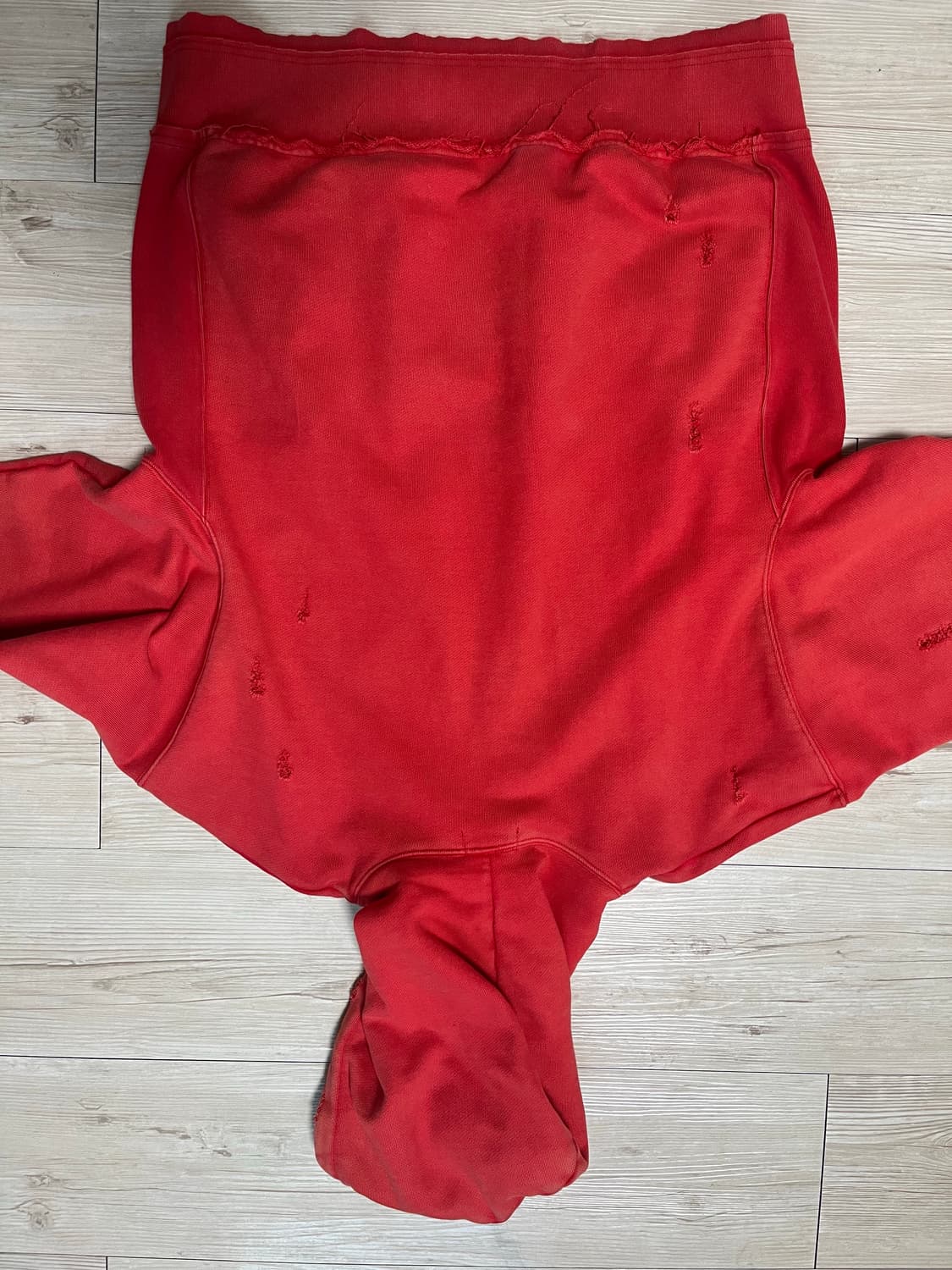 떠그클럽 사탄 후드 2사이즈 레드 화이트 상품이미지7