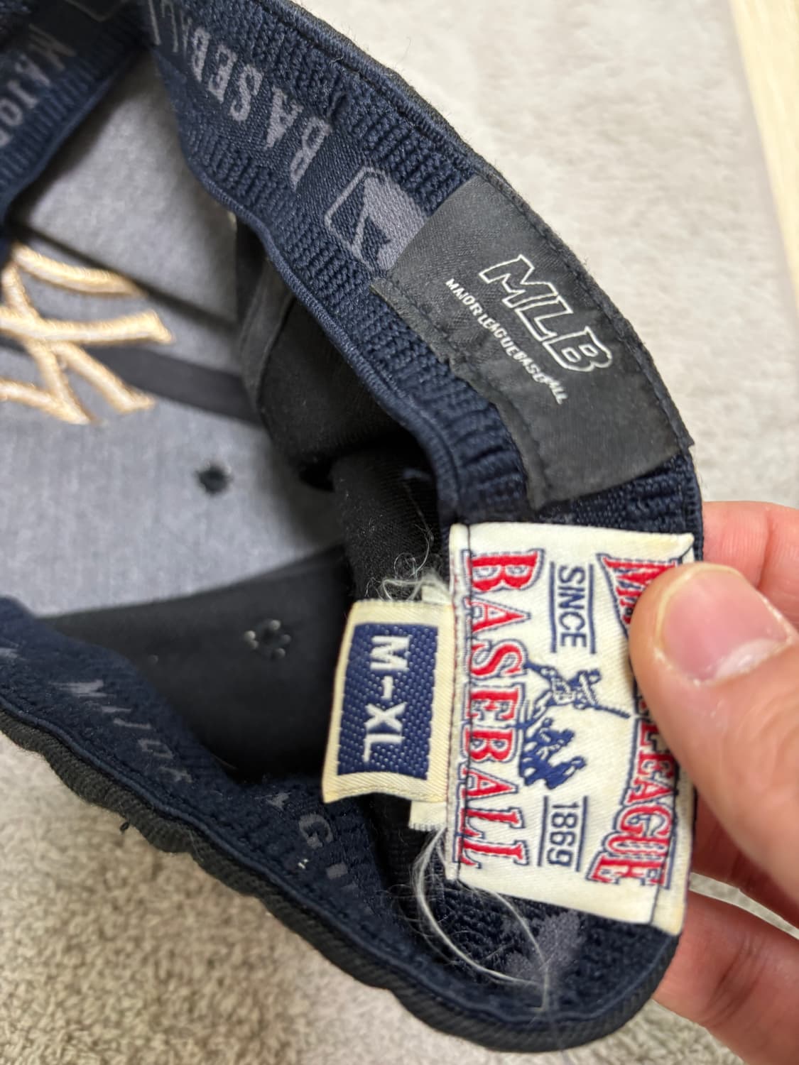 [S급] 골드 포인트 💛MLB 뉴욕 양키스 볼캡 M-XL 상품이미지3