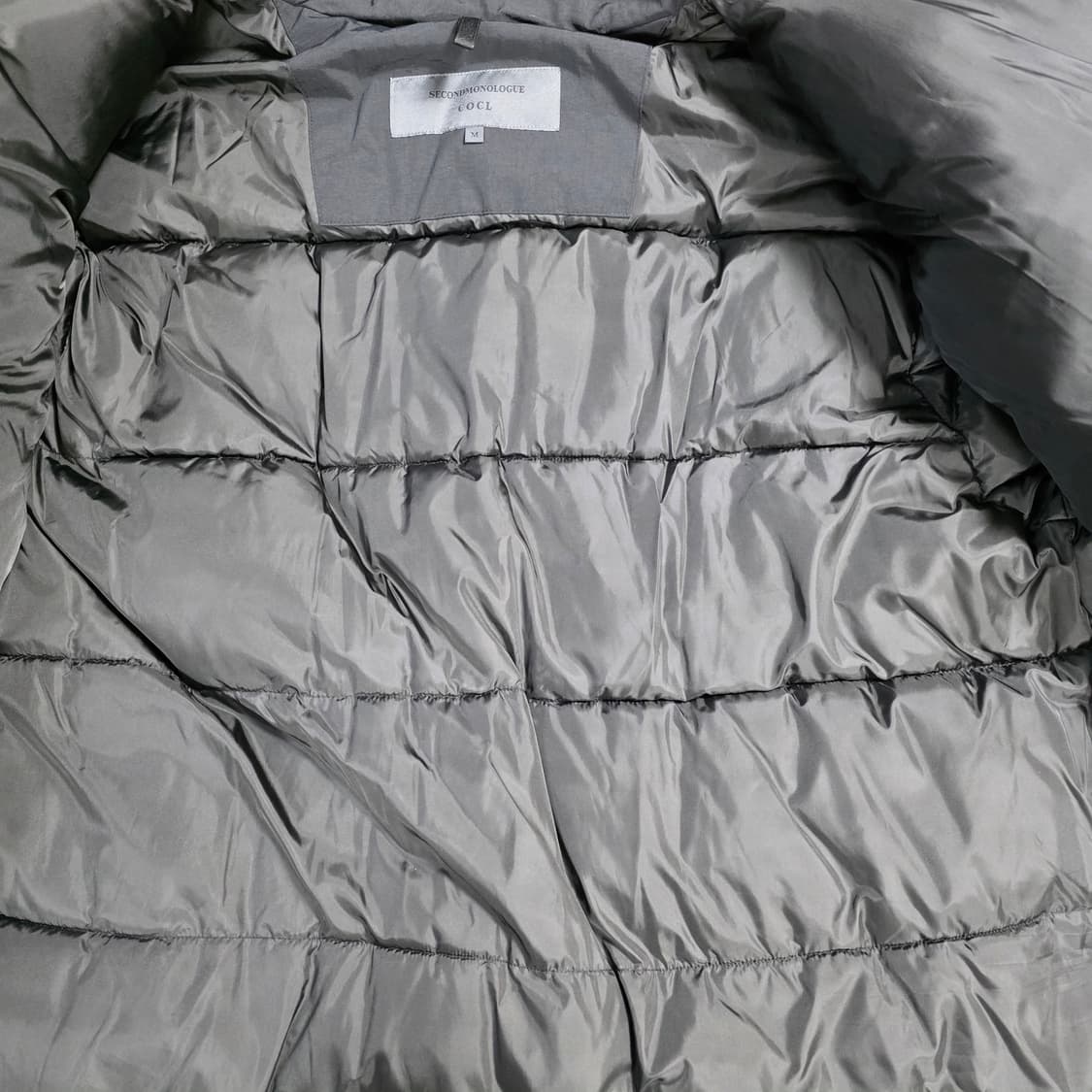 0762 SECOND MONOLOGUE COCL 하이넥 점퍼 패딩 M 상품이미지3