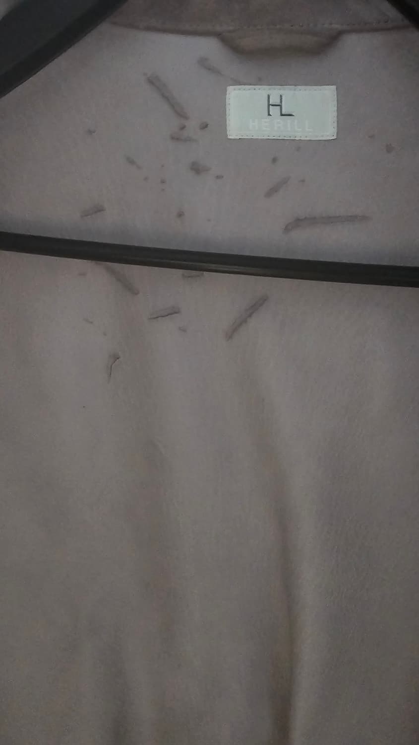 [3] 헤릴 22aw 디어스킨 자켓 핑크그레이 Herill 상품이미지8