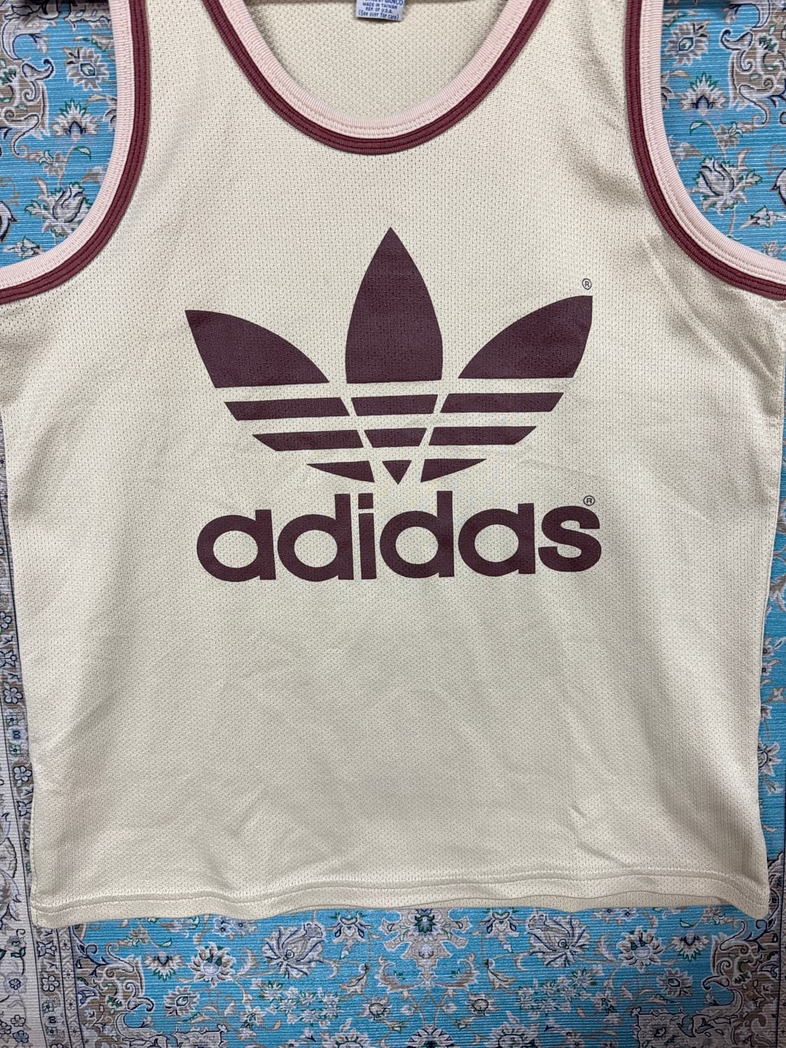 80S 아디다스 올드스쿨 베이지 브라운  나시1606 상품이미지2