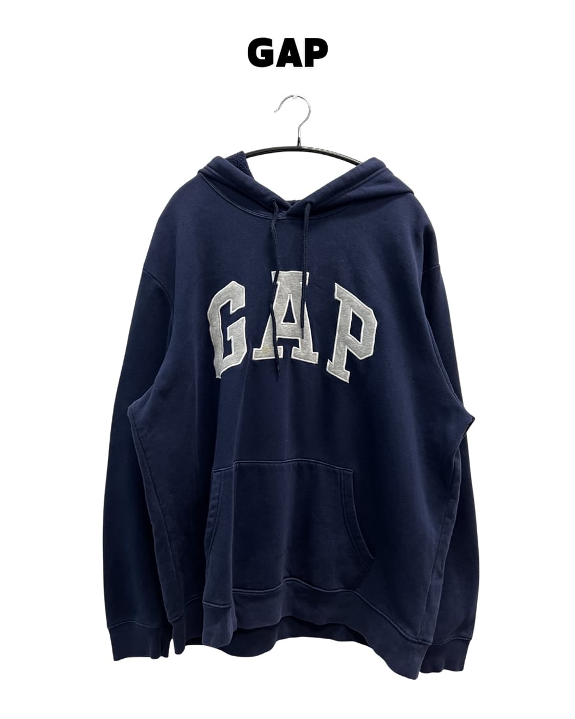 GAP 후드 티 네이비/그레이 상품이미지1