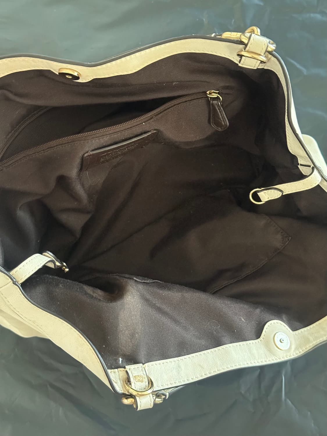 코치 시그니처 자카드 아이보리 호보 숄더백 Y2K 상품이미지9