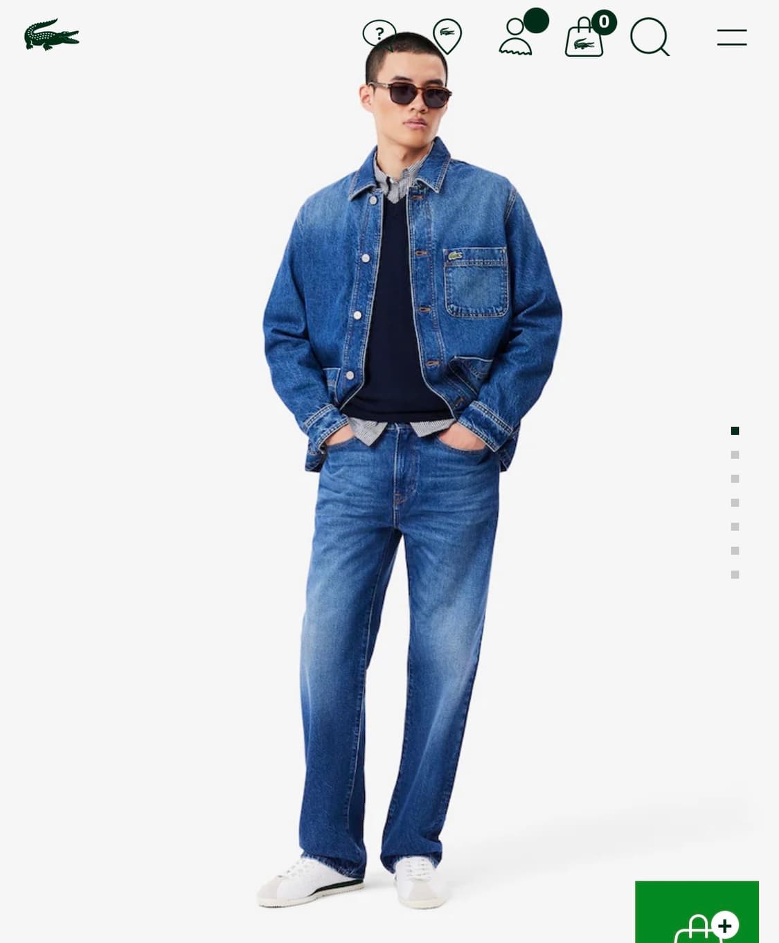 라코스테 스트레이트핏 데님 32사이즈 팝니다. 상품이미지1