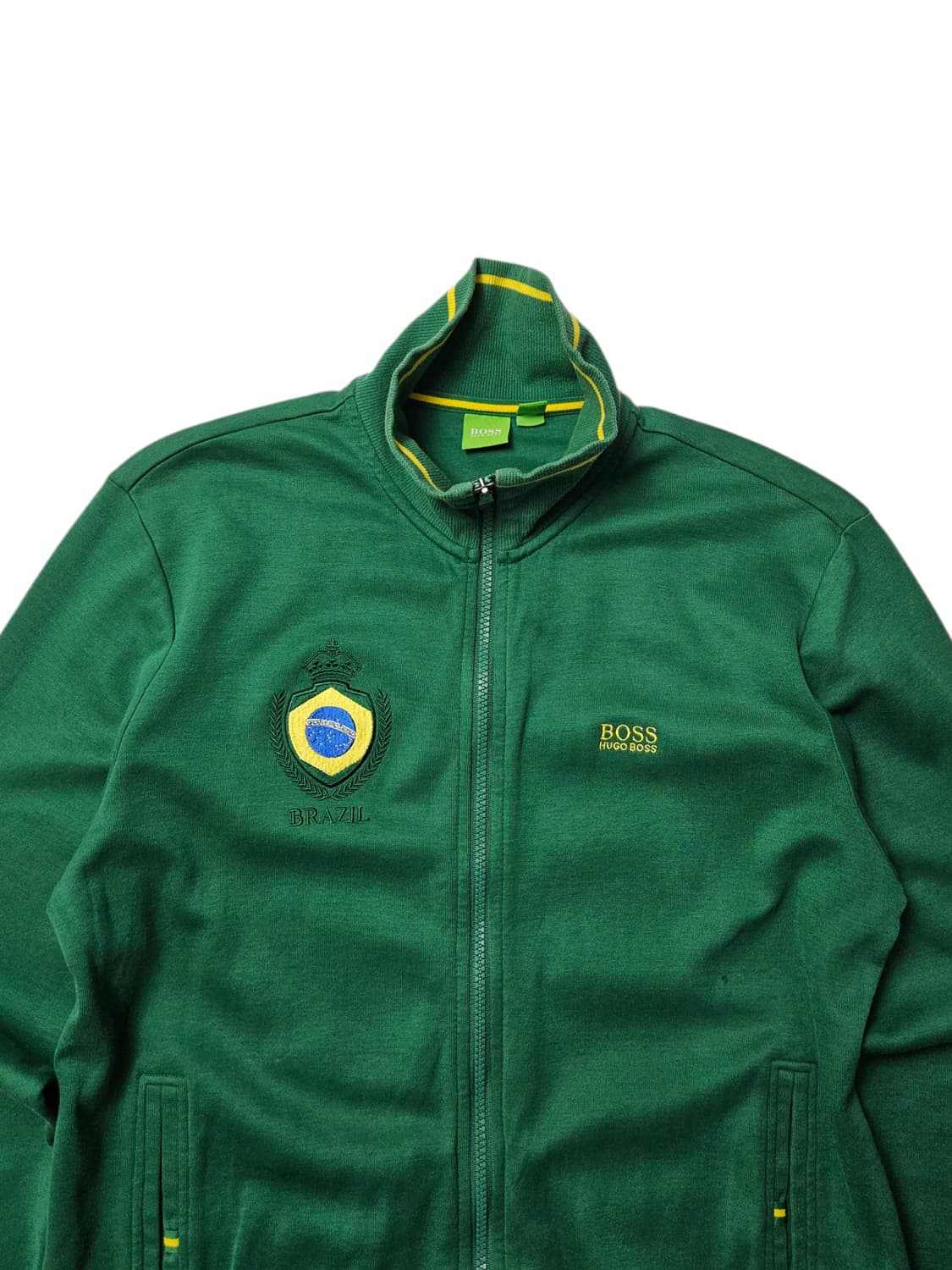 휴고 보스 BOSS 브라질 트랙탑 트랙 자켓 M 상품이미지3