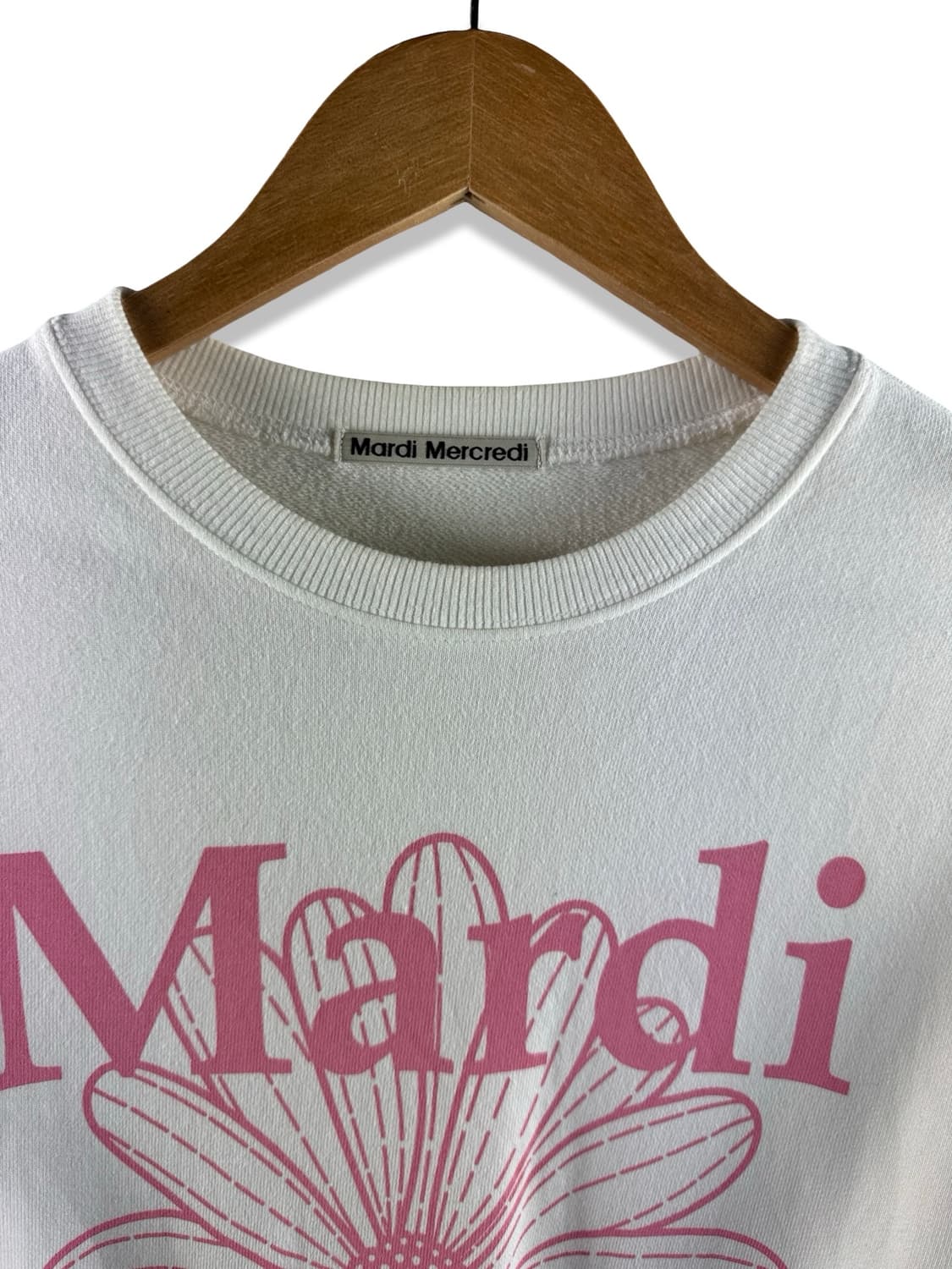 마르디메크르디 핑크플라워 아이보이스웻셔츠2520 상품이미지2