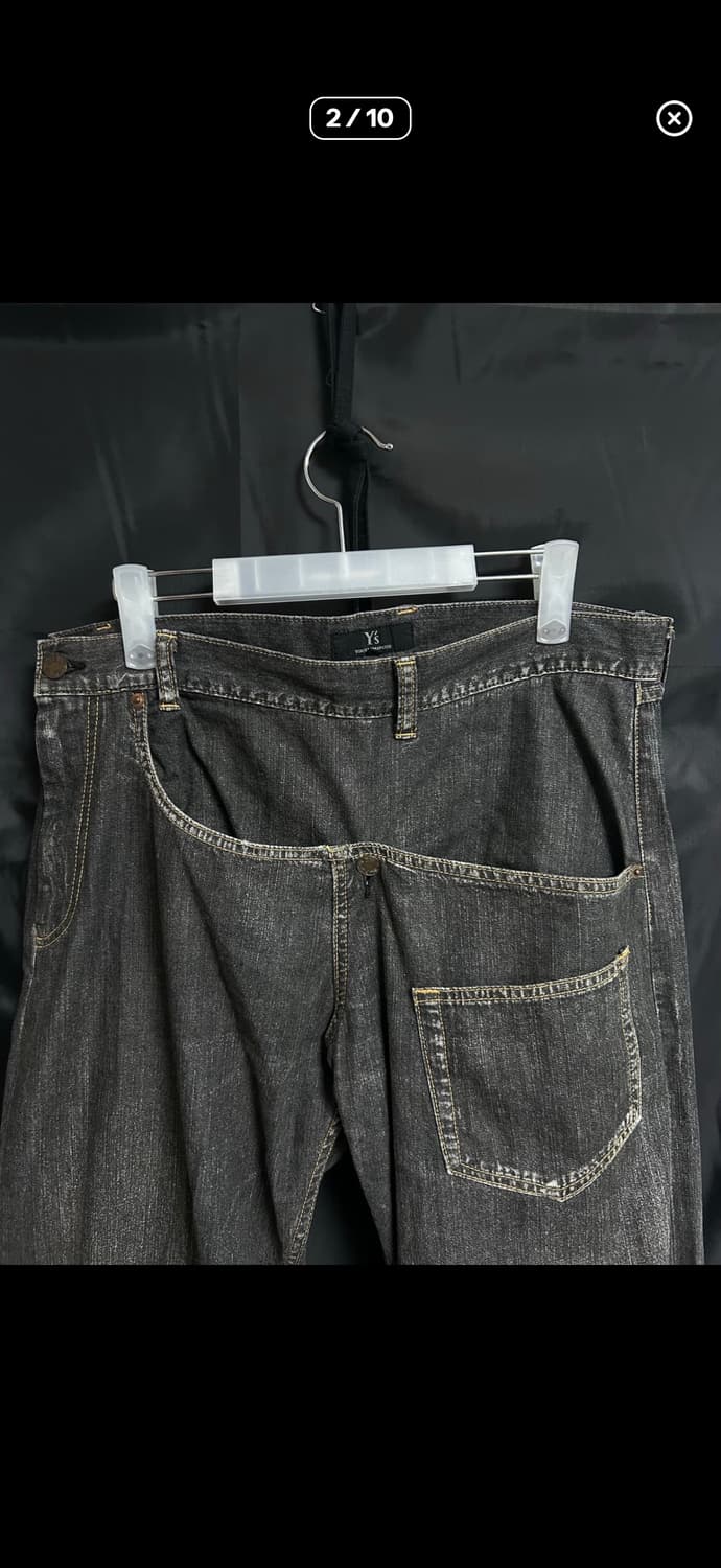 요지 야마모토 비대칭 데님 상품이미지2