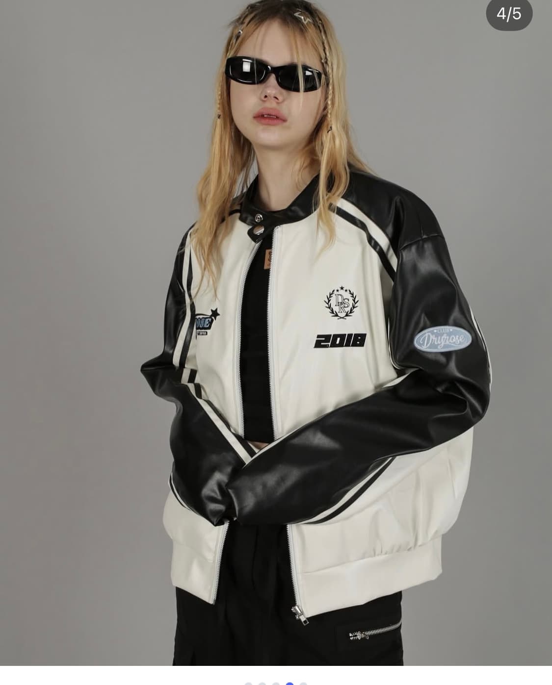 DRYROSE 드라이로즈 라인 시그니처 라이더 자켓 상품이미지4