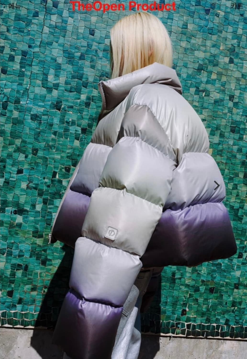 더오픈프로덕트 그라데이션 쇼트 푸퍼 패딩 (제니 패딩) 상품이미지2