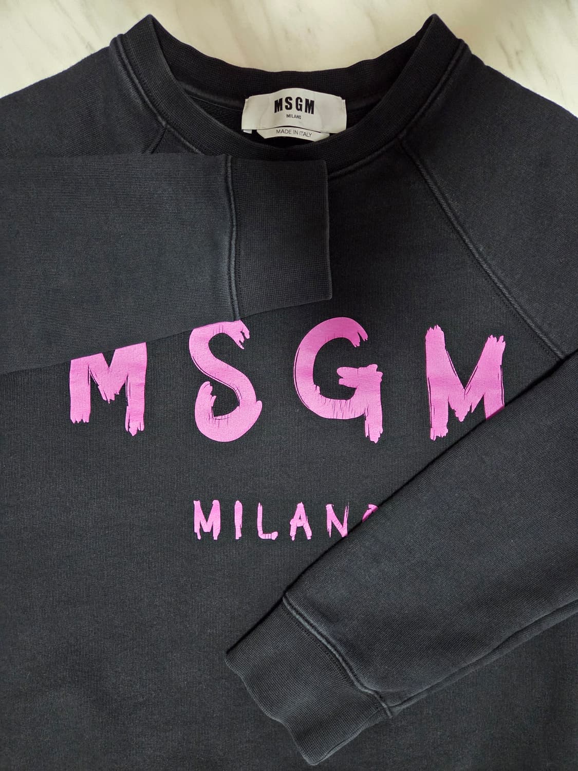 Msgm 브러쉬드 로고 스웻셔츠  상품이미지3