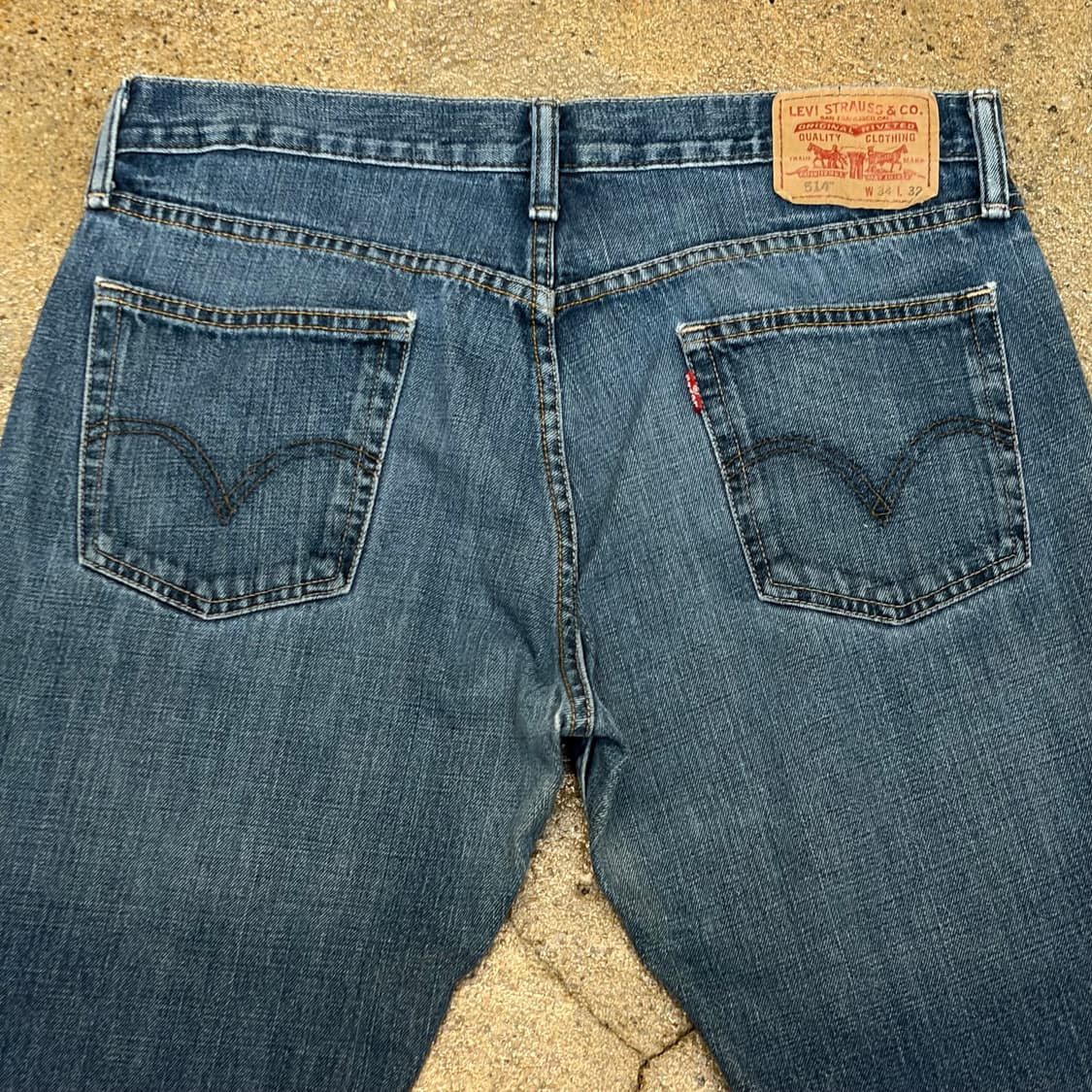 미국 빈티지 리바이스 514 슬림 스트레이트 청바지  상품이미지8