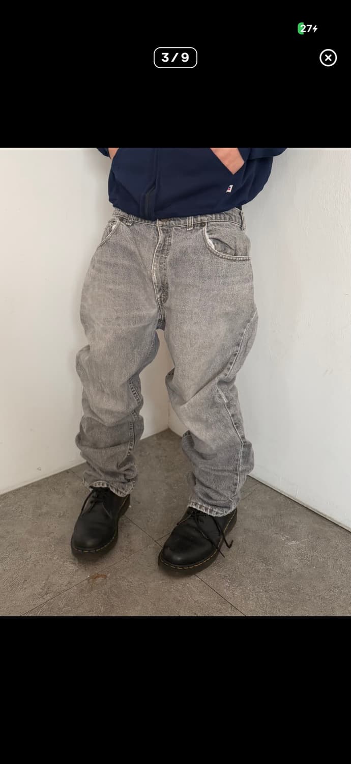 리바이스 505 흑청 상품이미지3