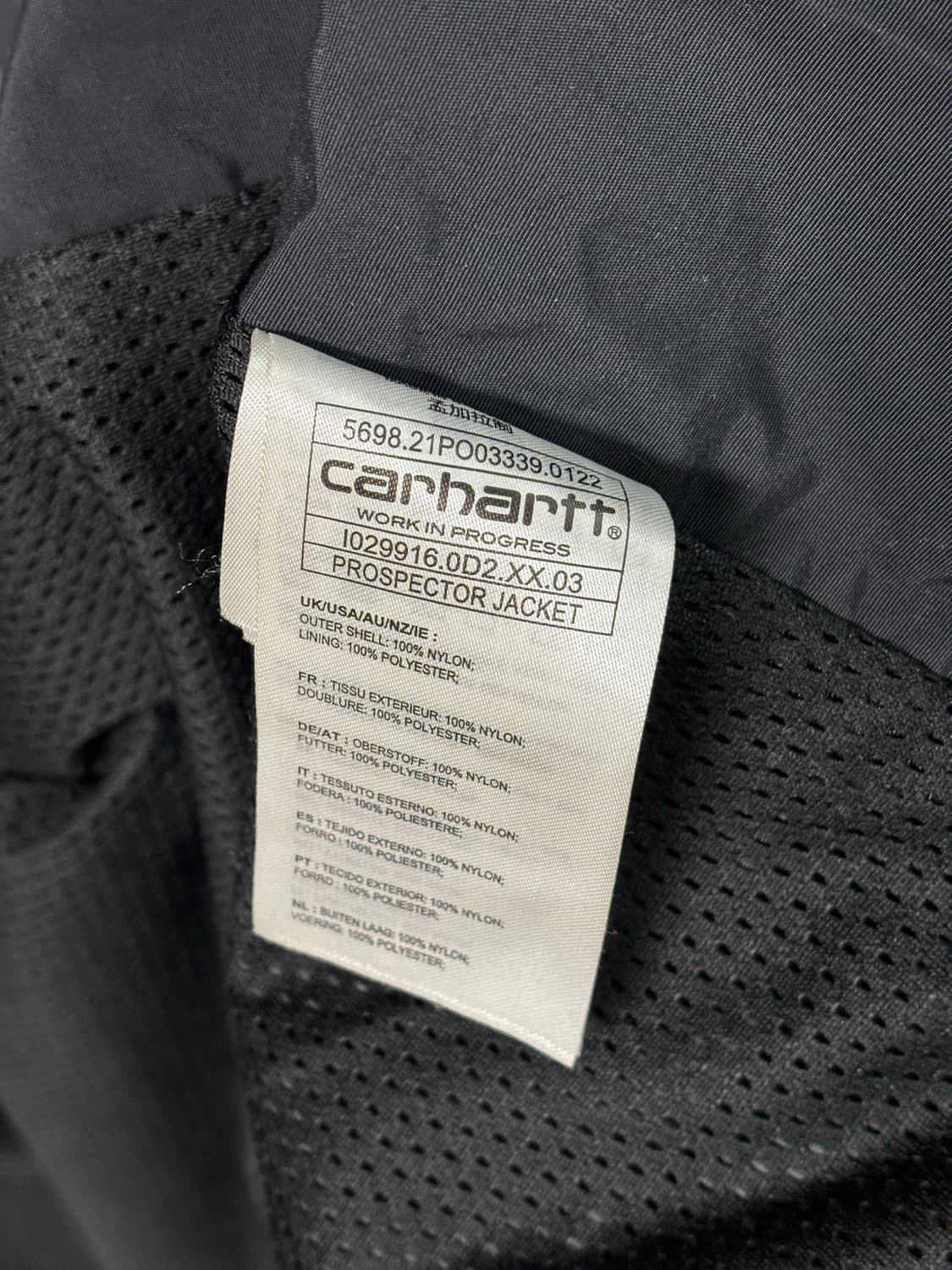 칼하트 바람막이 블랙 상품이미지5