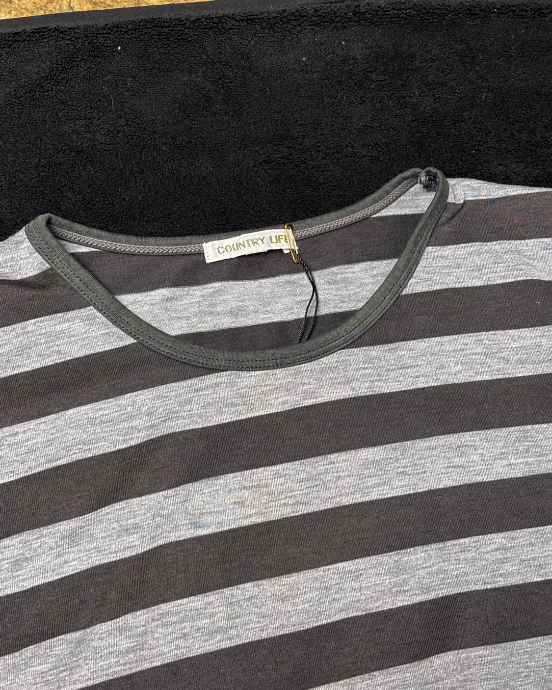 일본빈티지 CONTRY LIFE 스트라이프반팔티 상품이미지3