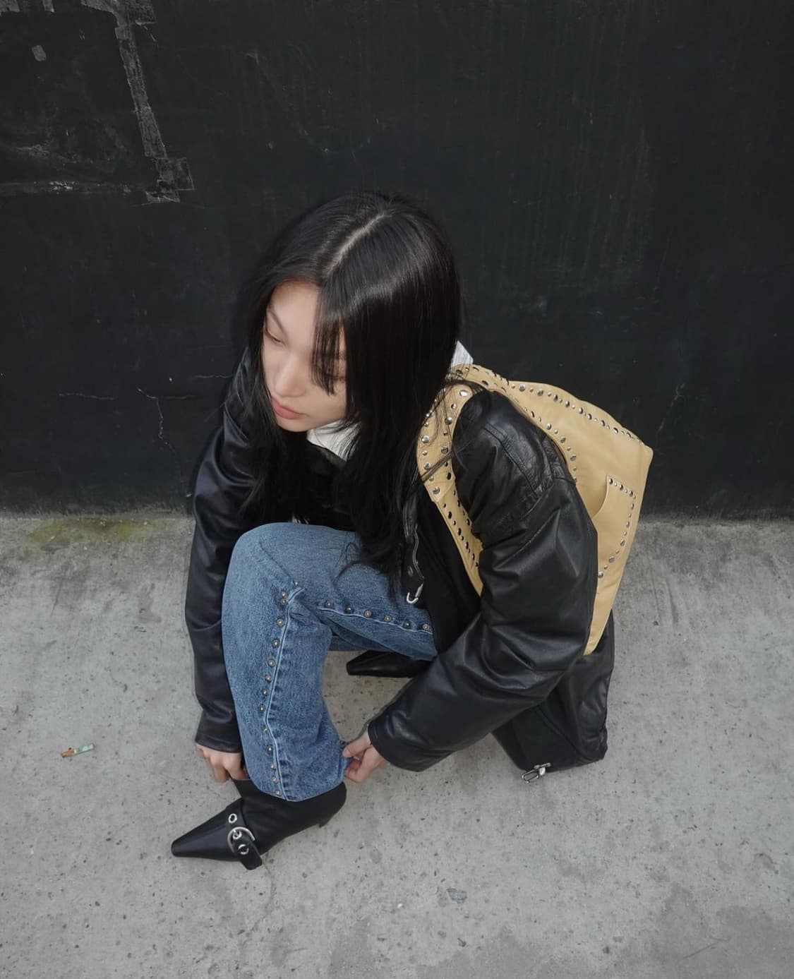 기마구아스 프랑카 레더 숄더백 상품이미지4