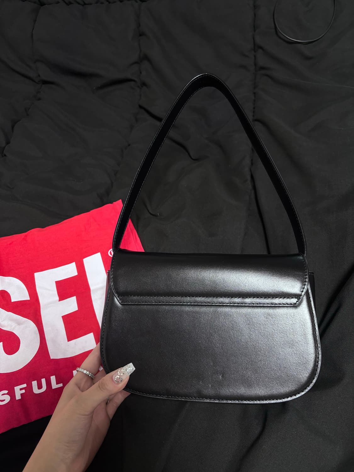 23FW 디젤 1DR 숄더백 블랙 (더스트백+가방본품) 상품이미지2