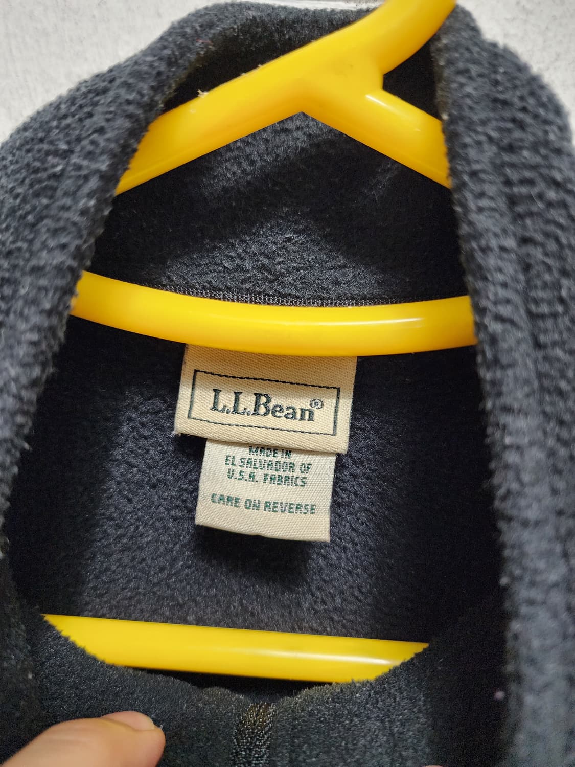 L.L.Bean 90s 엘엘빈 검정색 플리스 자켓 상품이미지3