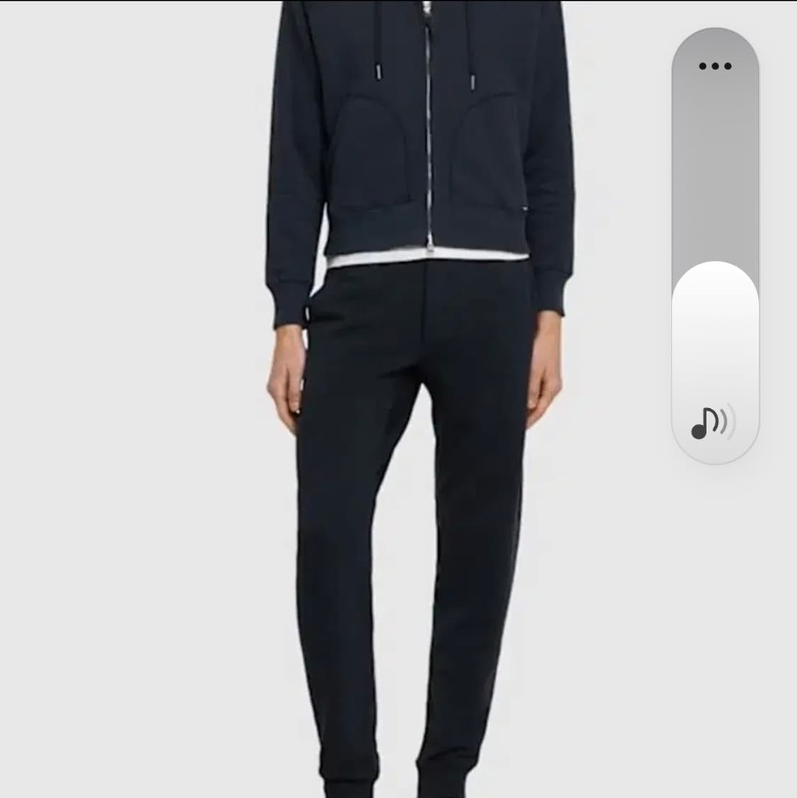 (S+ /50&48) / 톰포드 드로스트링 블랙 코튼 트레이닝 셋업 상품이미지10