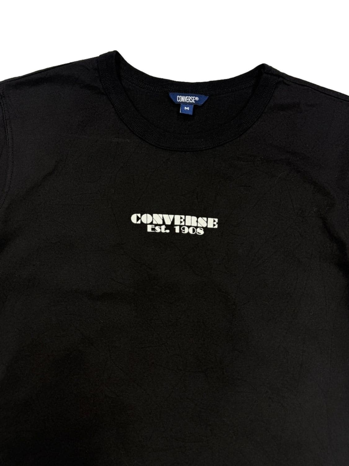 빈티지 컨버스 블랙 그레픽 크롭티 상품이미지3