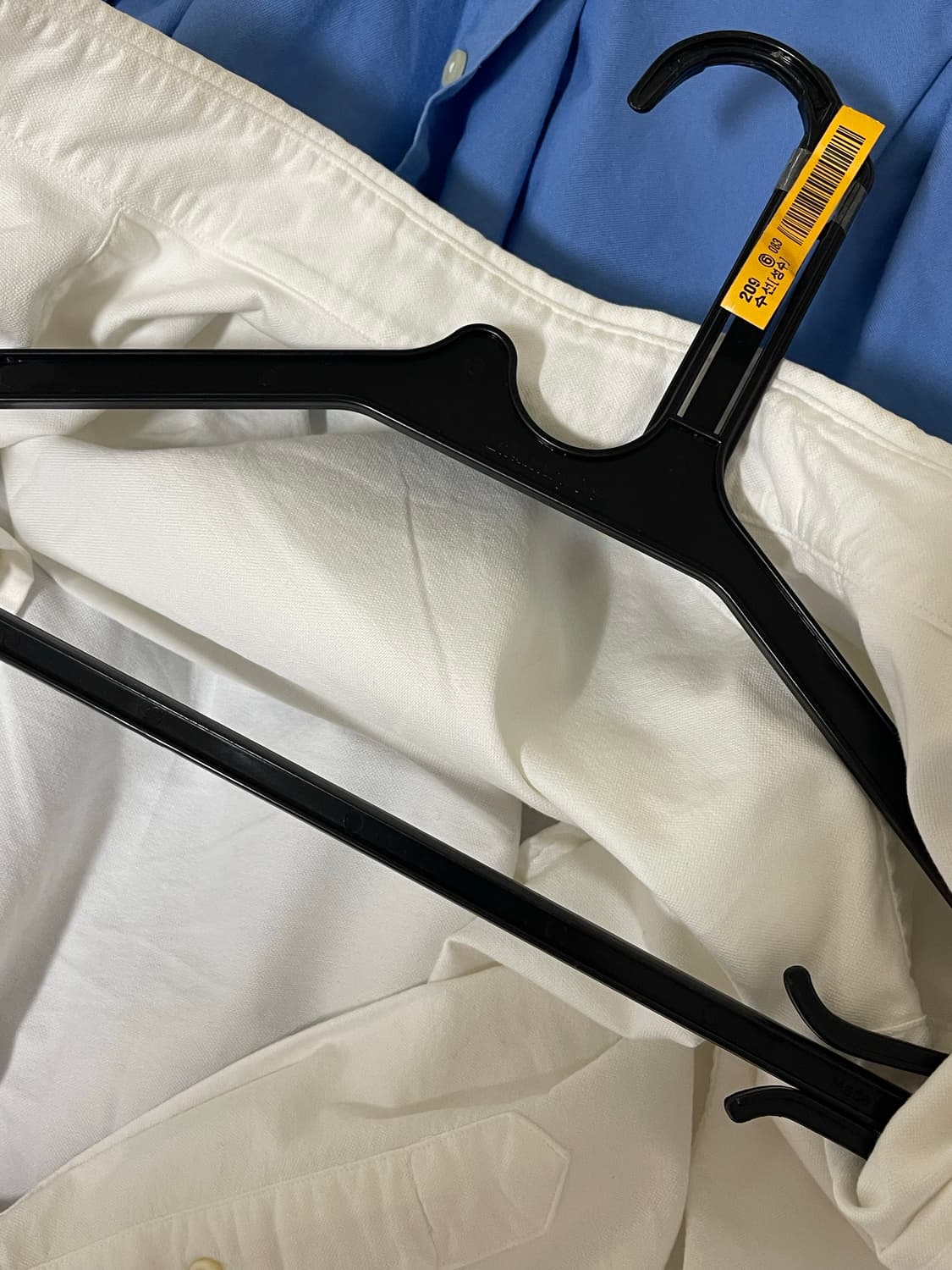 [M] 폴로 셔츠 클래식핏 화이트, 블루 일괄판매 상품이미지2