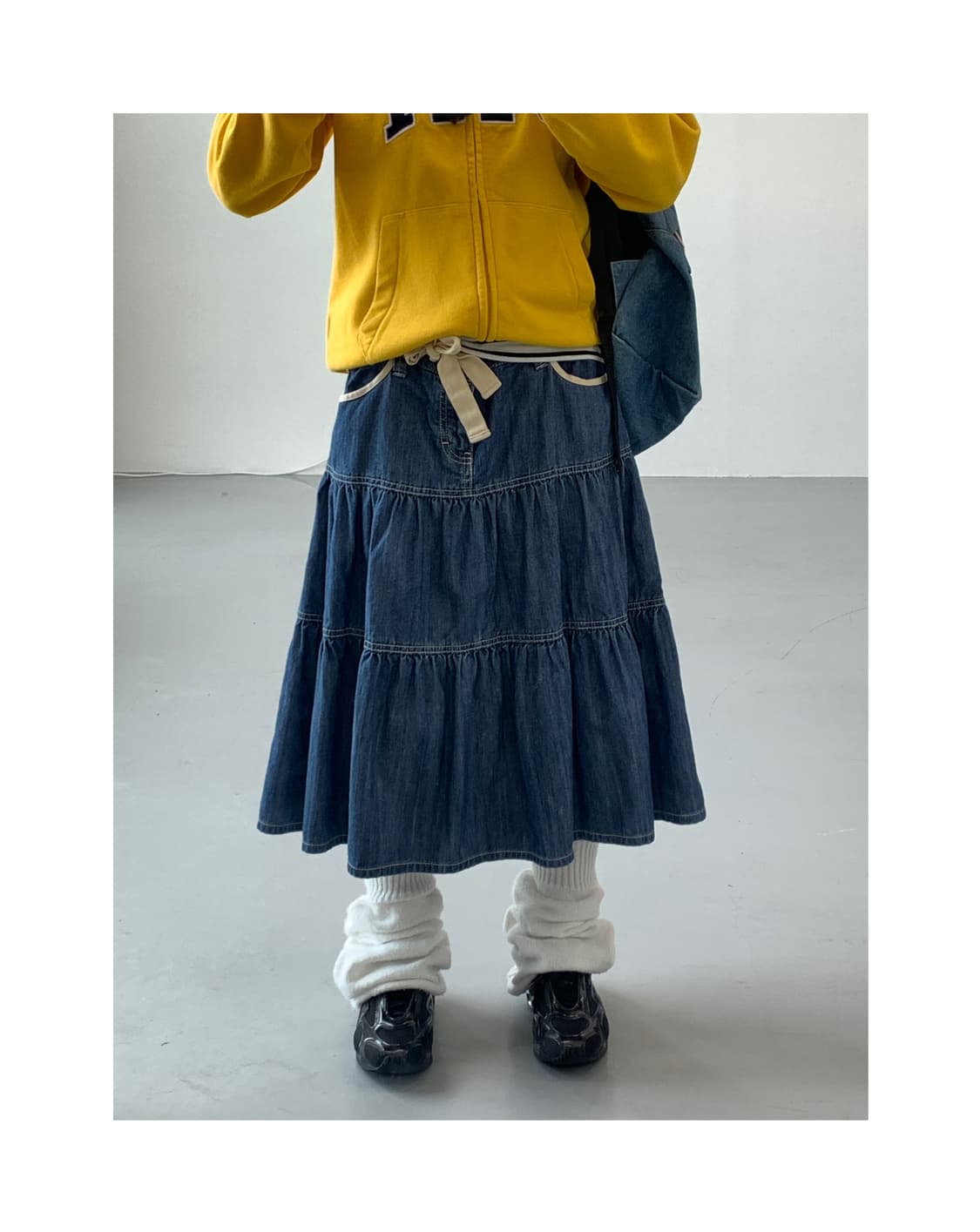 Tommy Hilfiger Denim Midi Skirts 상품이미지1
