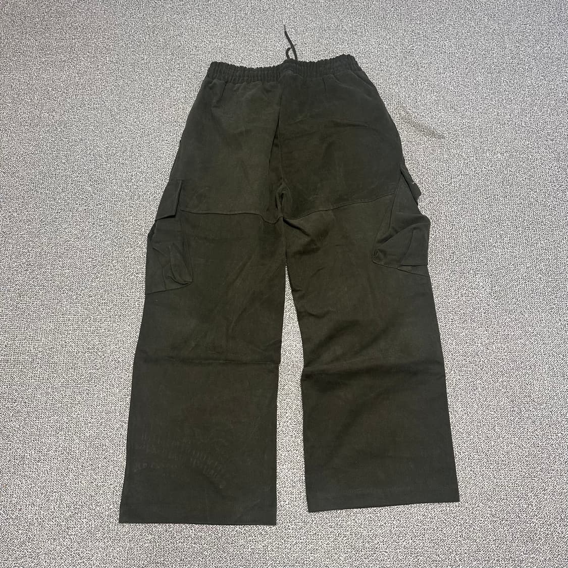 슬로건 카고 와이드 팬츠 상품이미지3