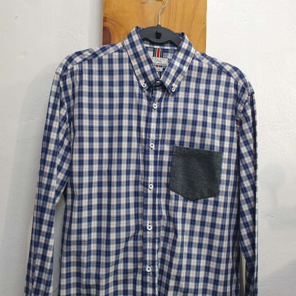 자라맨 긴팔 체크셔츠(100) 상품이미지2