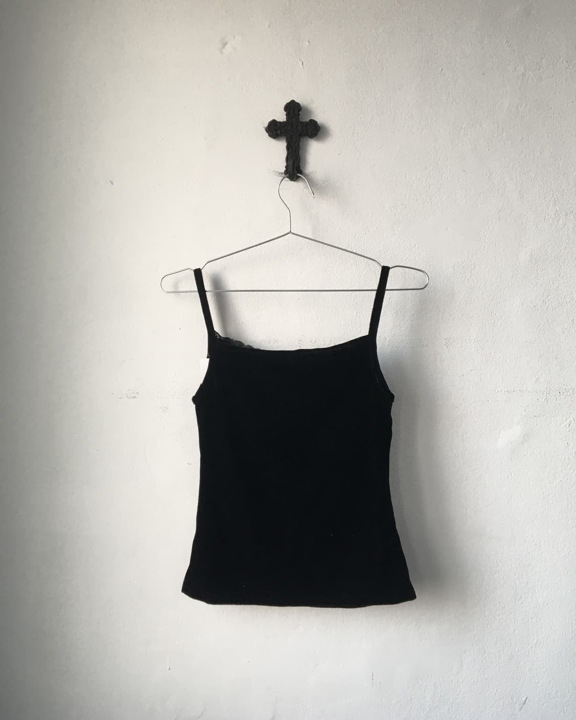 Lace point velvet sleeveless 상품이미지3