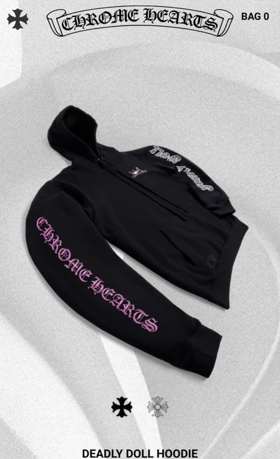 크롬하츠 데들리돌 후드 상품이미지1