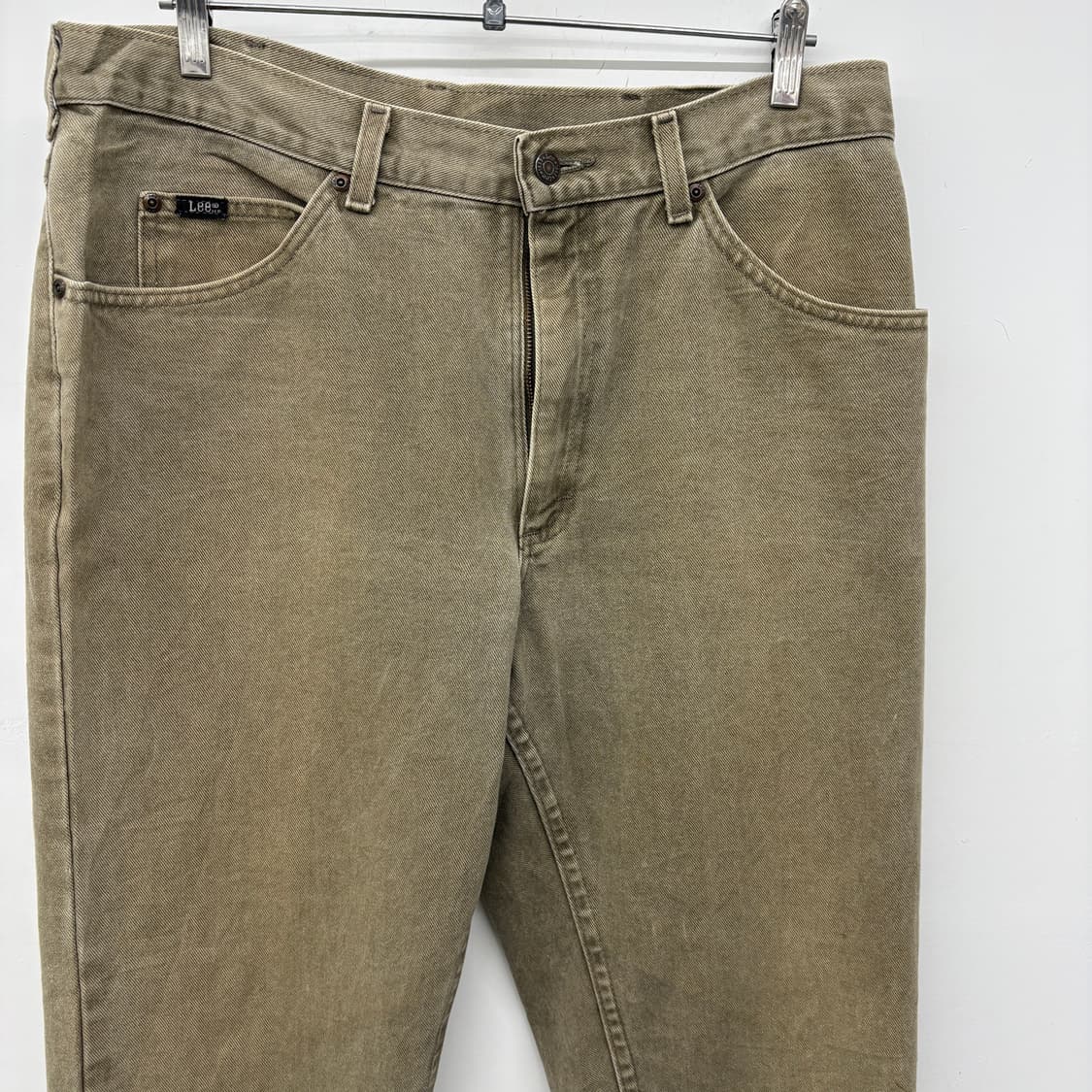 Lee 리 빈티지 카키 데님 청바지 34in 상품이미지2