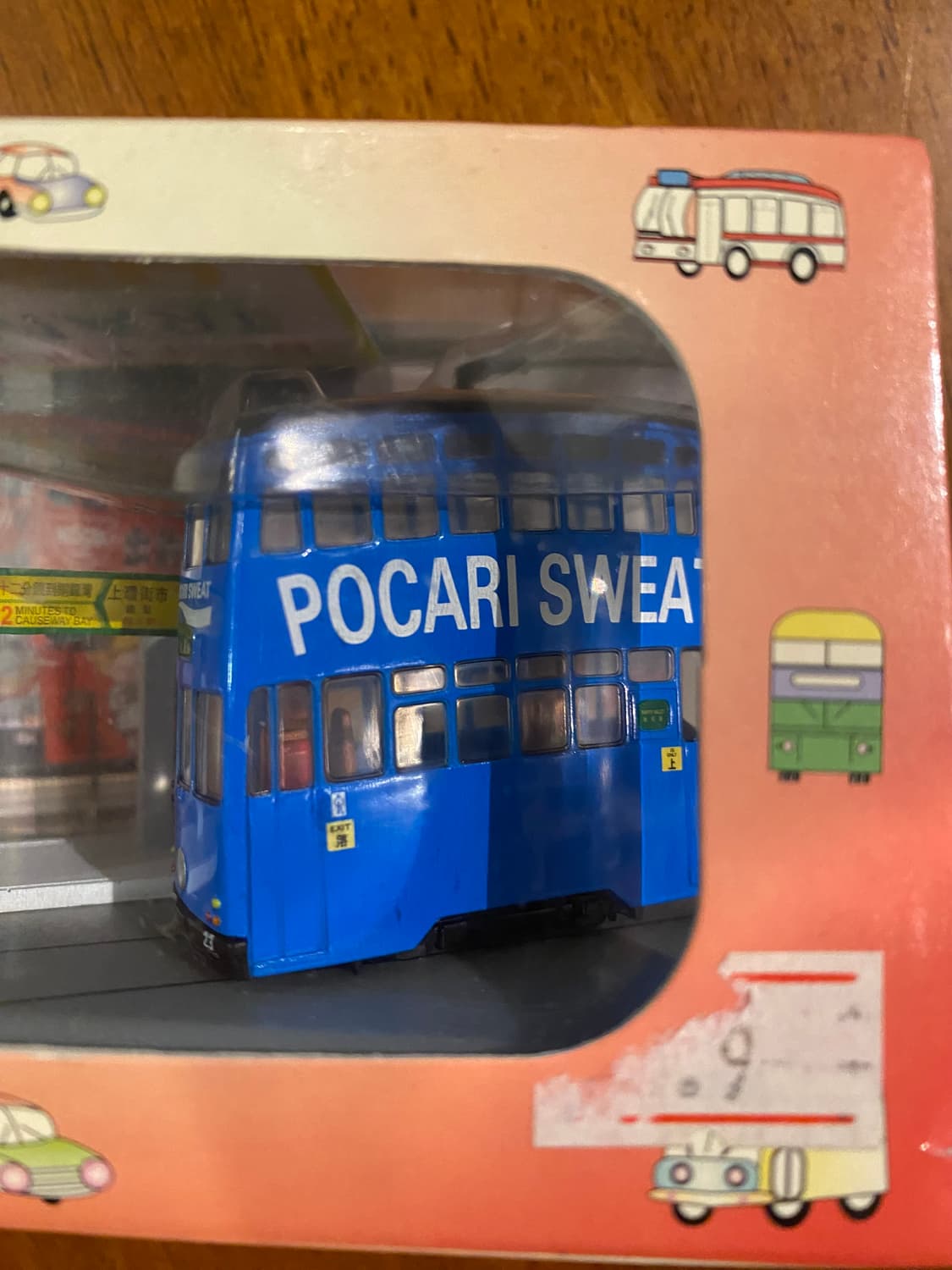 홍콩 포카리 이층버스 미니 피규어 상품이미지6