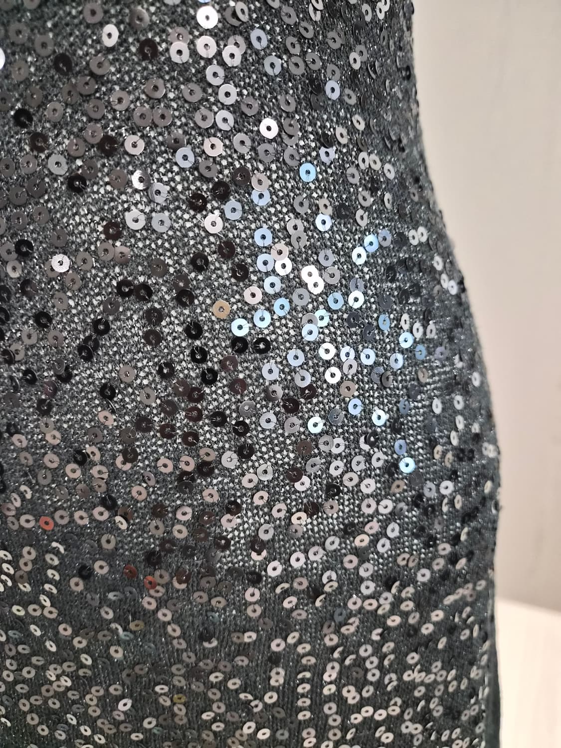 ICINOO 스팽글 니트 플레어 원피스 상품이미지3